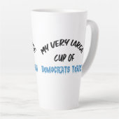 Tasse Latte Démocrates larmes (Angle droit)
