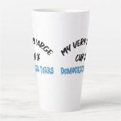 Tasse Latte Démocrates larmes (Devant)