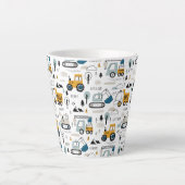 Tasse Latte Déplaçons le Motif de véhicule (Devant)
