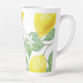 Tasse Latte Design citron (Droite)
