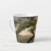 Tasse Latte Design de la nature (Angle gauche)