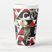 Tasse Latte Design de luxe grand (Devant)