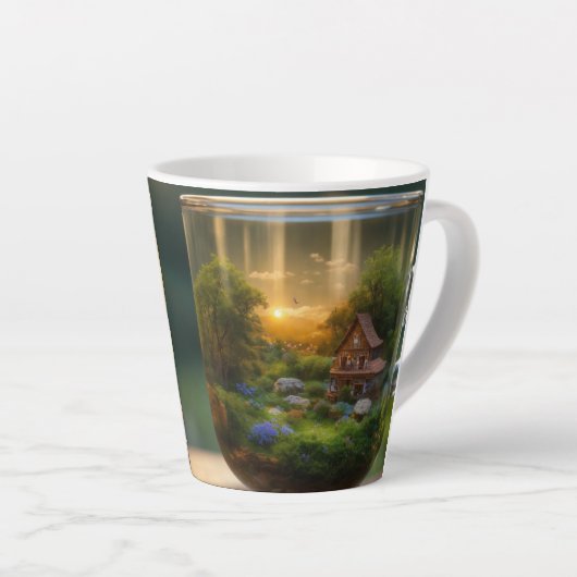 Tasse Latte Design de mug: (Angle droit)