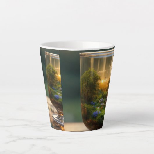 Tasse Latte Design de mug: (Devant)