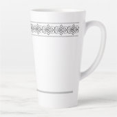 Tasse Latte Design élégant (Droite)