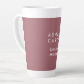 Tasse Latte Design épuré élégant professionnel moderne (Angle gauche)