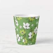 Tasse Latte Design floral 6 (Devant)