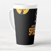 Tasse Latte Design Halloween éffrayant (Angle gauche)