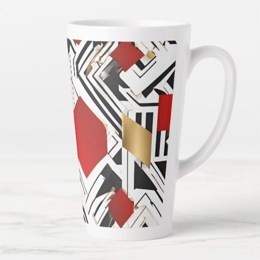 Tasse Latte design luxueux (Droite)