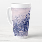 Tasse Latte Design portugais (Angle gauche)