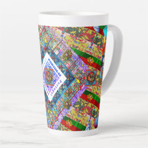 Tasse Latte Design portugais Fleece Blanket