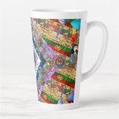Tasse Latte Design portugais Fleece Blanket (Droite)