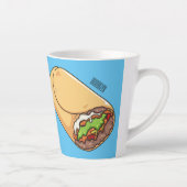 Tasse Latte dessin animé de Burrito (Droite)