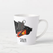 Tasse Latte dessin animé de Kart racing (Droite)