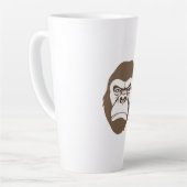 Tasse Latte Dessin de dessin de Gorilla (Angle gauche)