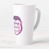 Tasse Latte Dessin de dessin de Gorilla (Angle droit)