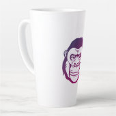 Tasse Latte Dessin de dessin de Gorilla (Angle gauche)
