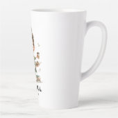 Tasse Latte Dessin de l'enseignant mignon avec "Mode enseignan (Droite)