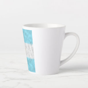 Tasse Latte Dessin de peinture à l'huile d'Argentine