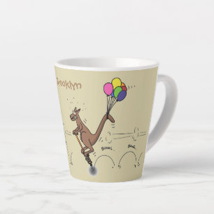 Tasse Latte Dessin d'humour australien kangourou