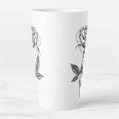 Tasse Latte dessin rose (Devant)
