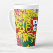 Tasse Latte dessins portugais  (Angle gauche)