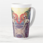 Tasse Latte dessins portugais (Angle droit)