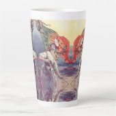 Tasse Latte dessins portugais (Devant)