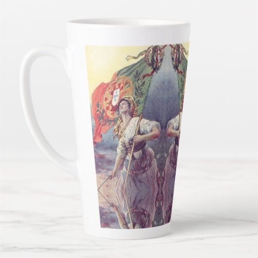 Tasse Latte dessins portugais (Gauche)