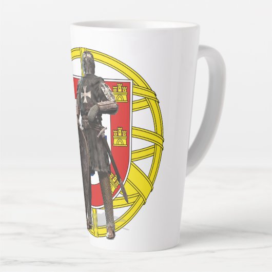 Tasse Latte dessins portugais (Angle droit)