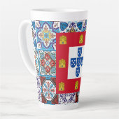 Tasse Latte dessins portugais (Angle gauche)