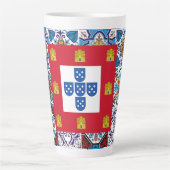 Tasse Latte dessins portugais (Devant)
