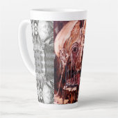 TASSE LATTE DÉTÉRIORATION DE L'ESPRIT SUR LA MATIÈRE (Angle gauche)