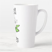 Tasse Latte Détermination Lotus Flower Je le peux (Droite)