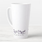 Tasse Latte Deux29er ! (Angle gauche)