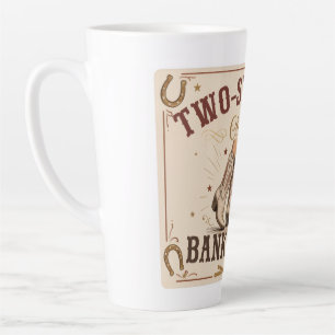 Tasse Latte Deux pas de plus vers la faillite, signe western