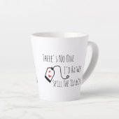 Tasse Latte Déverser le thé drôle Dire cadeau pour l'ami (Angle droit)