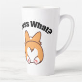Tasse Latte Devinez quel Humour Corgi Butt (Droite)