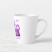 Tasse Latte Devis de régime de Keto amusant (Droite)