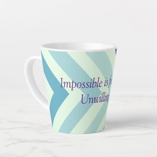 Tasse Latte Devis Inspiration (Angle gauche)