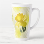 Tasse Latte Devis :  "Quand je vois une jonquille..."  Photo f (Droite)