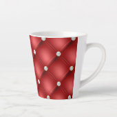 Tasse Latte Diamant rouge (Droite)