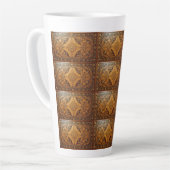 Tasse Latte Diamant Rustique (Angle gauche)