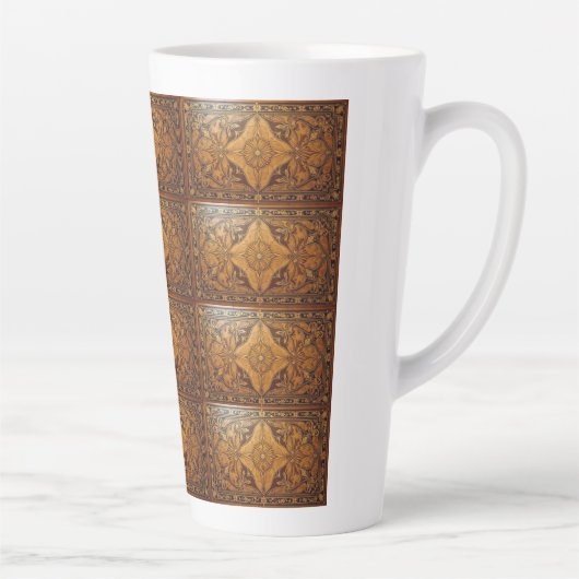 Tasse Latte Diamant Rustique (Droite)