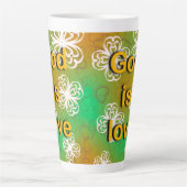 Tasse Latte Dieu est amour (Devant)