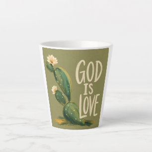 Tasse Latte DIEU EST AMOUR Cadeau d'encouragement chrétien