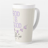 Tasse Latte Dieu est bon tout le temps (Angle droit)
