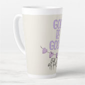 Tasse Latte Dieu est bon tout le temps (Angle gauche)