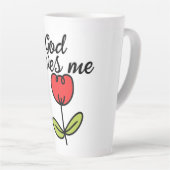 Tasse Latte Dieu m'aime (Angle droit)