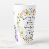 Tasse Latte Différence que vous avez fait l'amour que vous ave (Devant)